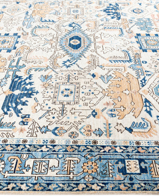 Serapi One-of-a-Kind Wool Ivory Area Rug 8' 2" x 9' 9"