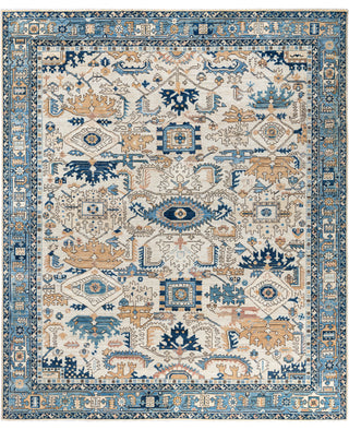 Serapi One-of-a-Kind Wool Ivory Area Rug 8' 2" x 9' 9"