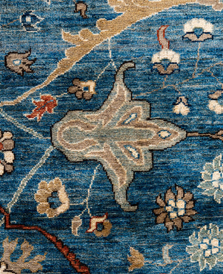 Serapi One-of-a-Kind Wool Blue Area Rug 8' 2" x 9' 11"