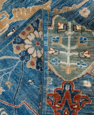 Serapi One-of-a-Kind Wool Blue Area Rug 8' 2" x 9' 11"