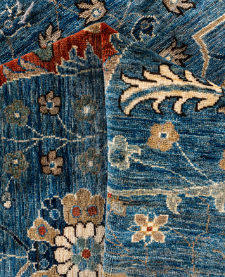 Serapi One-of-a-Kind Wool Blue Area Rug 8' 2" x 9' 11"