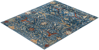 Serapi One-of-a-Kind Wool Blue Area Rug 8' 2" x 9' 11"