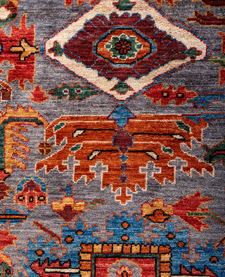 Serapi One-of-a-Kind Wool Gray Area Rug 8' 2" x 9' 9"