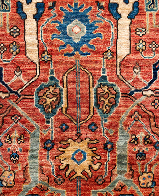 Serapi One-of-a-Kind Wool Red Area Rug 8' 1" x 9' 9"