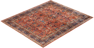 Serapi One-of-a-Kind Wool Red Area Rug 8' 1" x 9' 9"