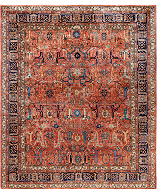 Serapi One-of-a-Kind Wool Red Area Rug 8' 1" x 9' 9"