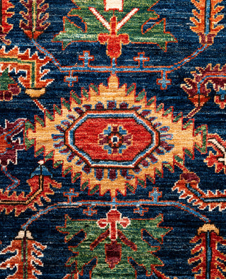 Serapi One-of-a-Kind Wool Blue Area Rug 4' 1" x 5' 9"