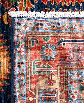 Serapi One-of-a-Kind Wool Blue Area Rug 4' 1" x 5' 9"