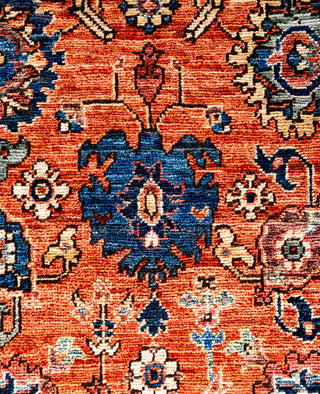 Serapi One-of-a-Kind Wool Orange Area Rug 4' 3" x 6' 2"