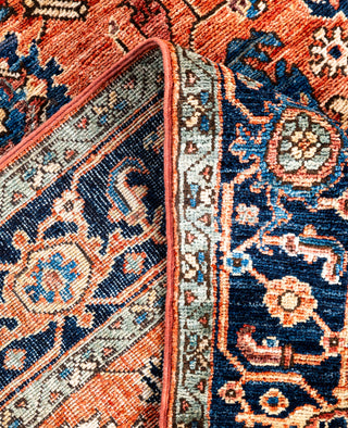 Serapi One-of-a-Kind Wool Orange Area Rug 4' 3" x 6' 2"