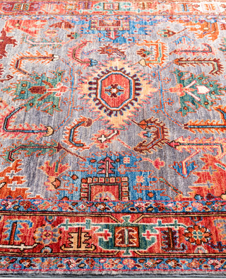 Serapi One-of-a-Kind Wool Gray Area Rug 4' 2" x 5' 11"