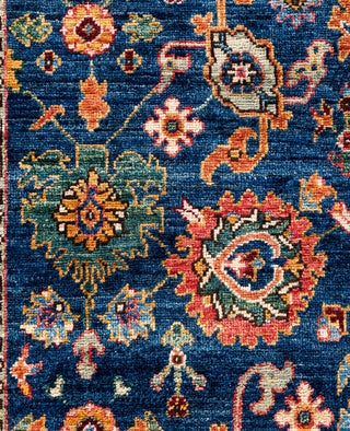 Serapi One-of-a-Kind Wool Blue Area Rug 4' 3" x 6' 1"