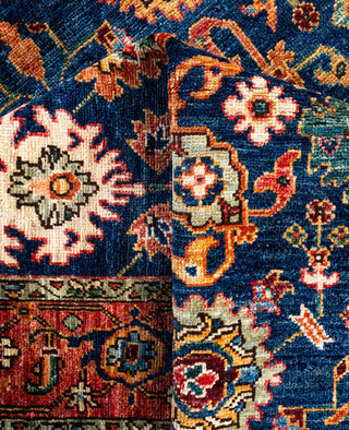 Serapi One-of-a-Kind Wool Blue Area Rug 4' 3" x 6' 1"