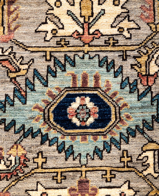 Serapi One-of-a-Kind Wool Gray Area Rug 4' 1" x 5' 11"