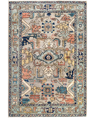 Serapi One-of-a-Kind Wool Gray Area Rug 4' 1" x 5' 11"
