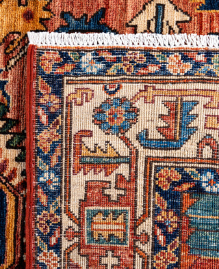 Serapi One-of-a-Kind Wool Red Area Rug 4' 0" x 5' 10"