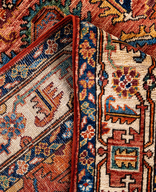 Serapi One-of-a-Kind Wool Red Area Rug 4' 0" x 5' 10"