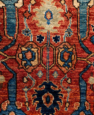 Serapi One-of-a-Kind Wool Red Area Rug 4' 2" x 5' 10"