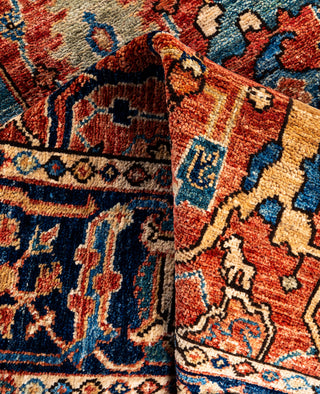 Serapi One-of-a-Kind Wool Red Area Rug 4' 2" x 5' 10"