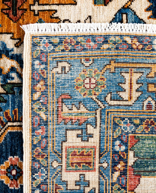 Serapi One-of-a-Kind Wool Ivory Area Rug 4' 1" x 6' 0"