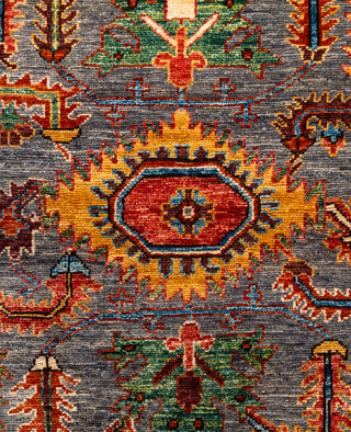 Serapi One-of-a-Kind Wool Gray Area Rug 4' 2" x 5' 10"