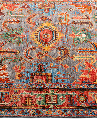 Serapi One-of-a-Kind Wool Gray Area Rug 4' 2" x 5' 10"