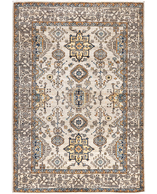 Serapi One-of-a-Kind Wool Gray Area Rug 4' 0" x 5' 9"