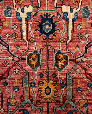 Serapi One-of-a-Kind Wool Pink Area Rug 4' 2" x 5' 10"