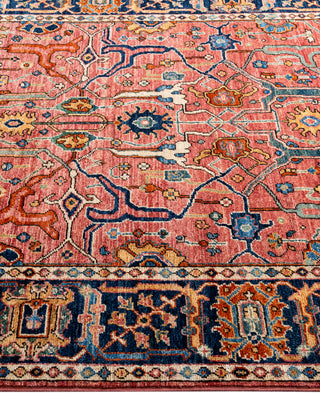 Serapi One-of-a-Kind Wool Pink Area Rug 4' 2" x 5' 10"
