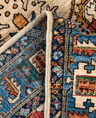 Serapi One-of-a-Kind Wool Ivory Area Rug 4' 1" x 5' 11"