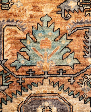 Serapi One-of-a-Kind Wool Orange Area Rug 4' 2" x 5' 10"