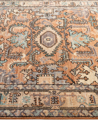 Serapi One-of-a-Kind Wool Orange Area Rug 4' 2" x 5' 10"