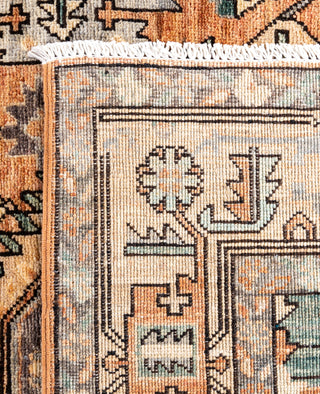 Serapi One-of-a-Kind Wool Orange Area Rug 4' 2" x 5' 10"