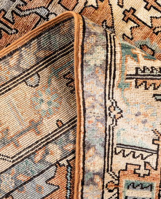 Serapi One-of-a-Kind Wool Orange Area Rug 4' 2" x 5' 10"