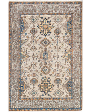Serapi One-of-a-Kind Wool Gray Area Rug 3' 11" x 5' 9"