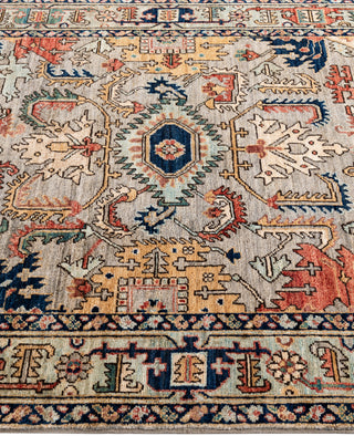 Serapi One-of-a-Kind Wool Gray Area Rug 3' 11" x 5' 10"