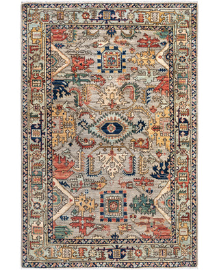 Serapi One-of-a-Kind Wool Gray Area Rug 3' 11" x 5' 10"