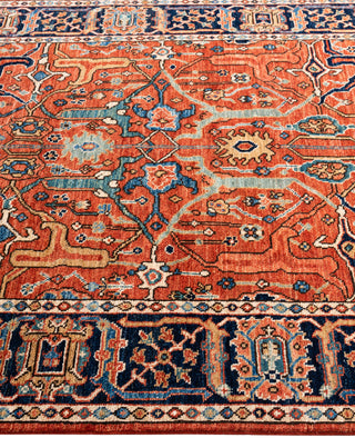 Serapi One-of-a-Kind Wool Red Area Rug 4' 2" x 5' 11"