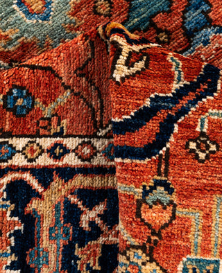 Serapi One-of-a-Kind Wool Red Area Rug 4' 2" x 5' 11"