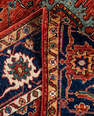 Serapi One-of-a-Kind Wool Red Area Rug 4' 3" x 5' 11"
