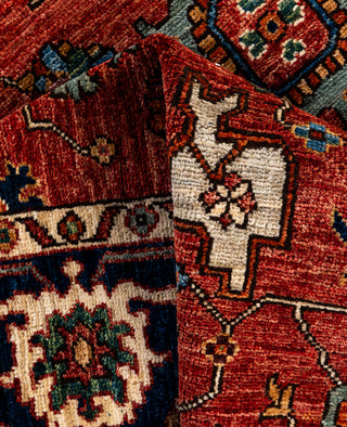 Serapi One-of-a-Kind Wool Red Area Rug 4' 3" x 5' 11"