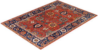 Serapi One-of-a-Kind Wool Red Area Rug 4' 3" x 5' 11"