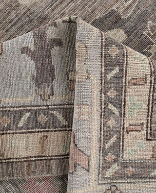 Oushak One-of-a-Kind Wool Brown Area Rug 10' 2" x 13' 8"