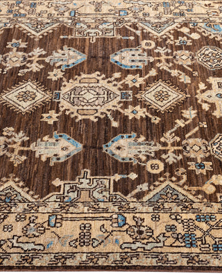 Serapi One-of-a-Kind Wool Brown Area Rug 4' 0" x 5' 11"