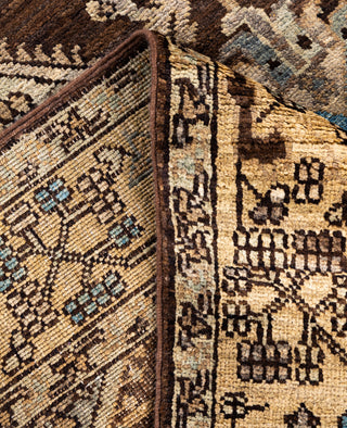 Serapi One-of-a-Kind Wool Brown Area Rug 4' 0" x 5' 11"