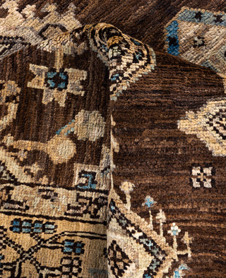 Serapi One-of-a-Kind Wool Brown Area Rug 4' 0" x 5' 11"