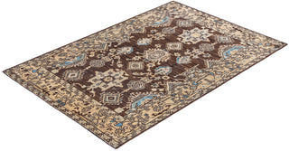 Serapi One-of-a-Kind Wool Brown Area Rug 4' 0" x 5' 11"