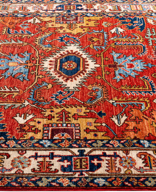 Serapi One-of-a-Kind Wool Red Area Rug 4' 1" x 6' 0"