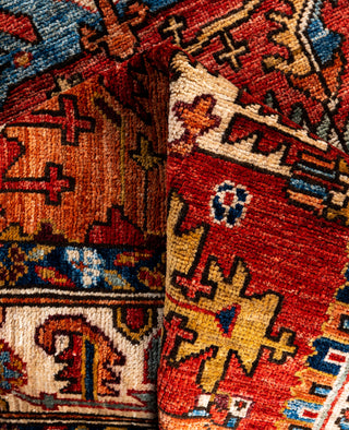 Serapi One-of-a-Kind Wool Red Area Rug 4' 1" x 6' 0"