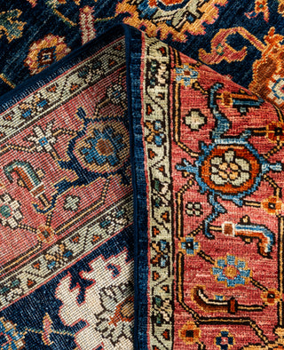 Serapi One-of-a-Kind Wool Blue Area Rug 4' 3" x 5' 10"
